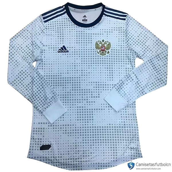 Camiseta Seleccion Rusia Segunda equipo ML 2018 Blanco